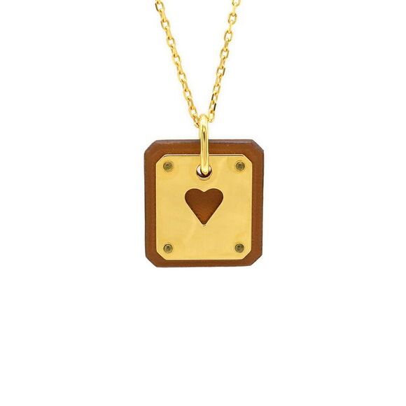 Hermes As de coeur Necklace Pendant - Picture 1 of 6